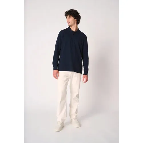 Polo piqué LSL homme