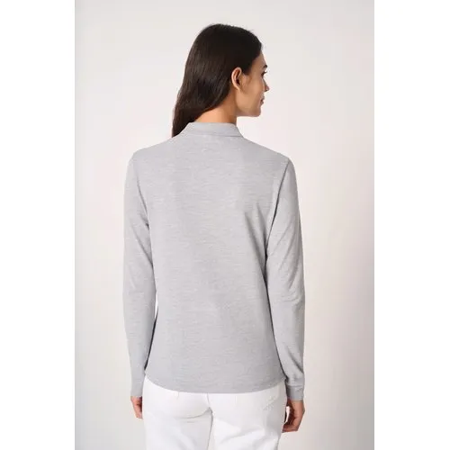 Polo piqué LSL femme