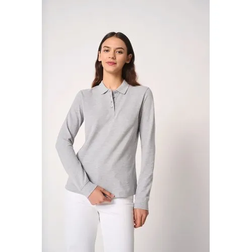 Polo piqué LSL femme