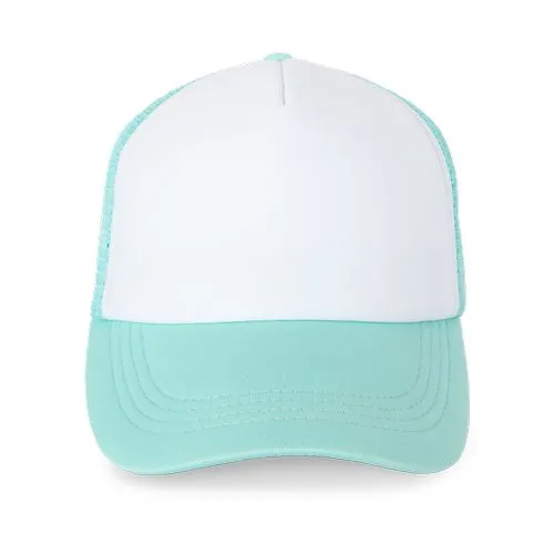 Casquette trucker – 5 panneaux k-up bleu pastel 110 g/m² polyester taille unique 1 Casquette trucker - 5 panneaux