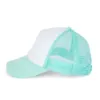Casquette trucker enfant – 5 panneaux k-up bleu pastel 110 g/m² polyester taille unique 3 Casquette trucker enfant - 5 panneaux