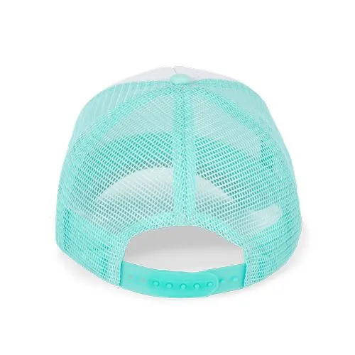 Casquette trucker enfant – 5 panneaux k-up bleu pastel 110 g/m² polyester taille unique 4 Casquette trucker enfant - 5 panneaux