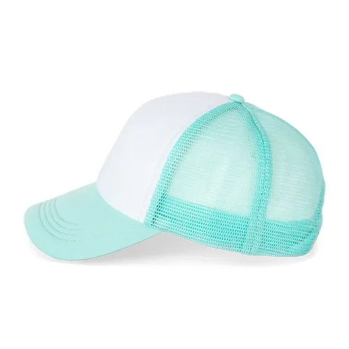 Casquette trucker – 5 panneaux k-up bleu pastel 110 g/m² polyester taille unique 3 Casquette trucker - 5 panneaux