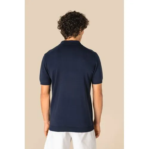 Polo écoresponsable en maille homme