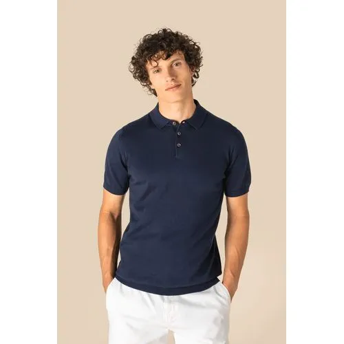 Polo écoresponsable en maille homme