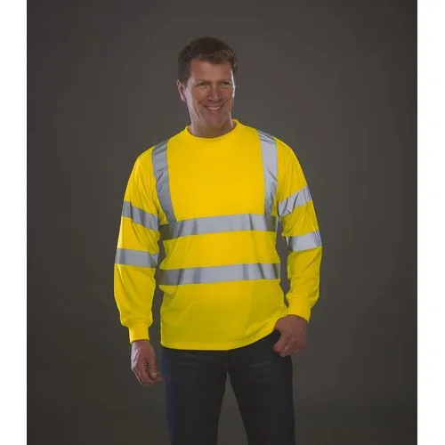 T-shirt haute visibilité manches longues