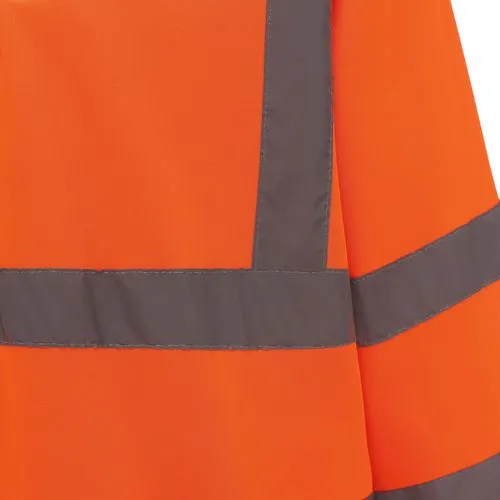 Sweat-shirt 1/4 zip haute visibilité