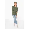 Sweat-shirt recyclé col rond unisexe