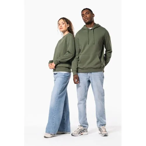Sweat-shirt recyclé à capuche unisexe
