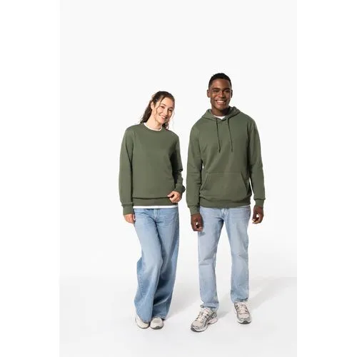 Sweat-shirt recyclé à capuche unisexe