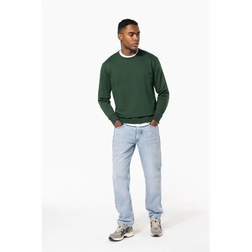 Sweat-shirt recyclé col rond unisexe