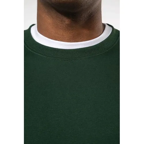 Sweat-shirt recyclé col rond unisexe