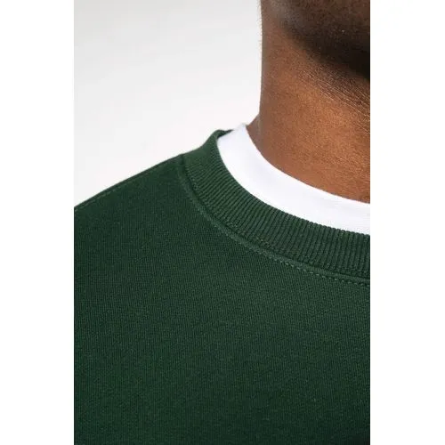 Sweat-shirt recyclé col rond unisexe