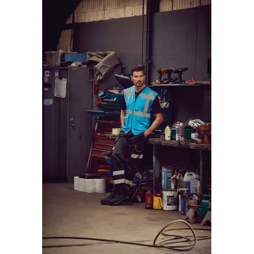 Gilet multifonction haute visibilité