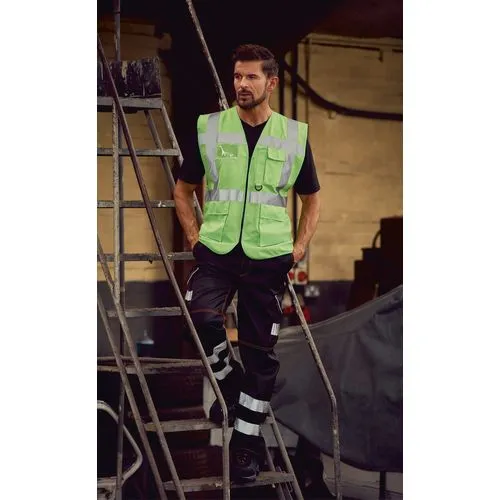 Gilet multifonction haute visibilité