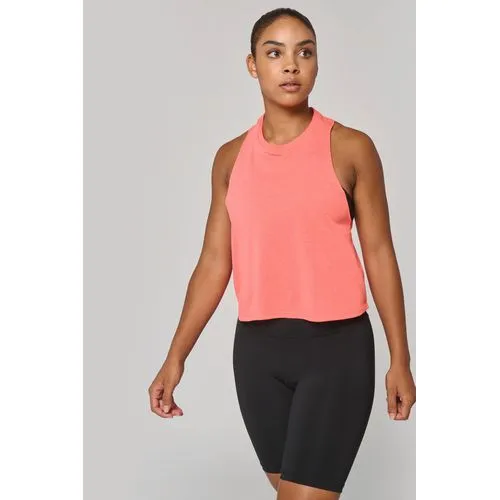 Débardeur crop Triblend femme 3 Débardeur crop Triblend femme