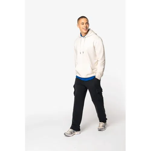 Pantalon cargo écoresponsable délavé French Terry homme