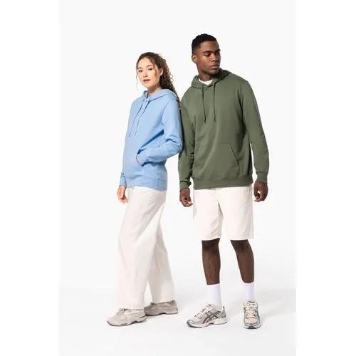 Sweat-shirt recyclé à capuche unisexe