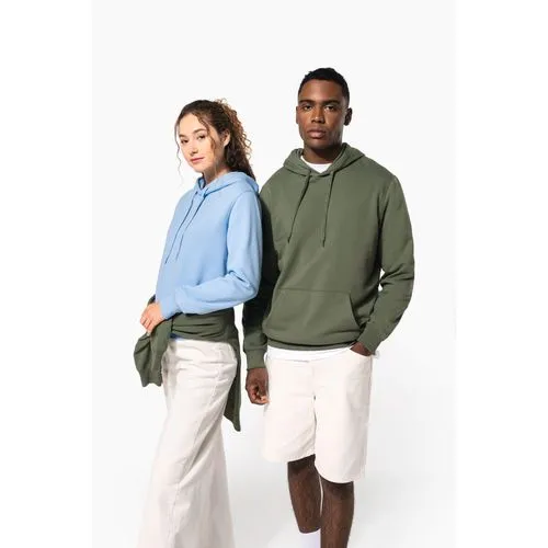 Sweat-shirt recyclé à capuche unisexe