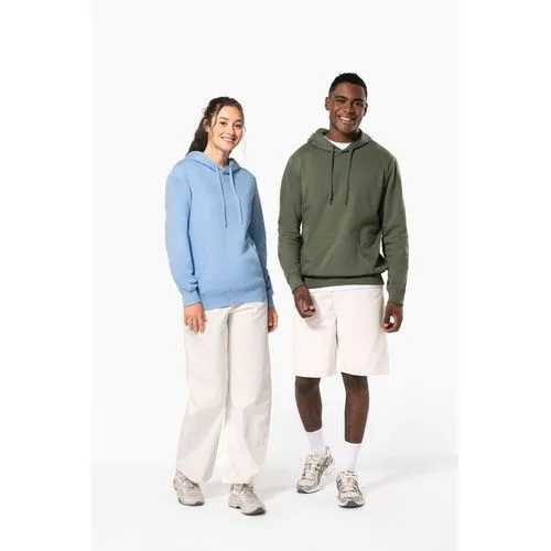 Sweat-shirt recyclé à capuche unisexe