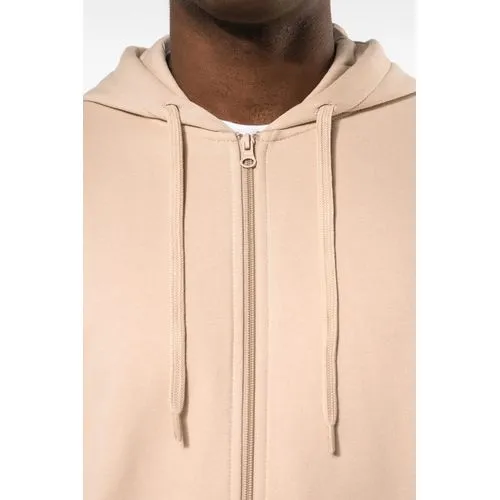 Sweat-shirt recyclé zippé à capuche unisexe