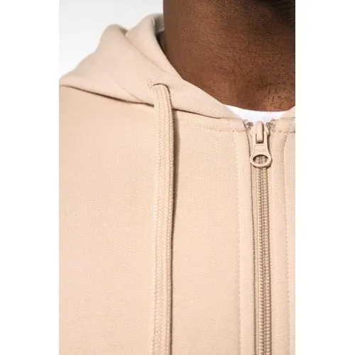 Sweat-shirt recyclé zippé à capuche unisexe