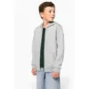 Sweat-shirt recyclé zippé à capuche enfant