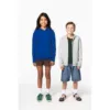 Sweat-shirt recyclé zippé à capuche enfant