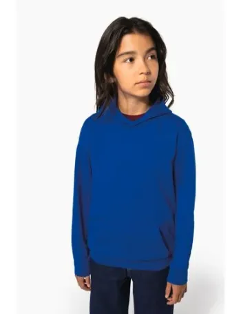 Sweat-shirt recyclé à capuche enfant