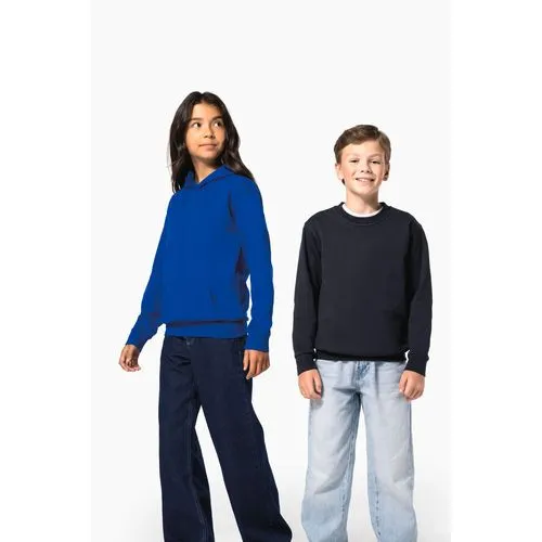 Sweat-shirt recyclé col rond enfant