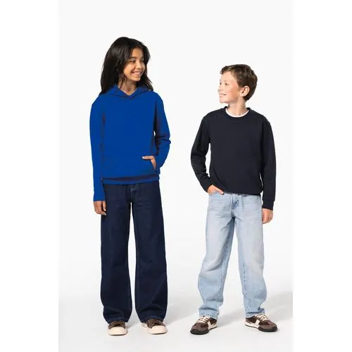 Sweat-shirt recyclé col rond enfant