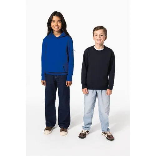 Sweat-shirt recyclé col rond enfant