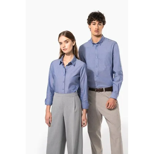 Chemise Oxford manches longues