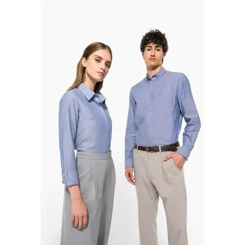 Chemise Oxford manches longues
