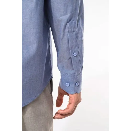 Chemise Oxford manches longues