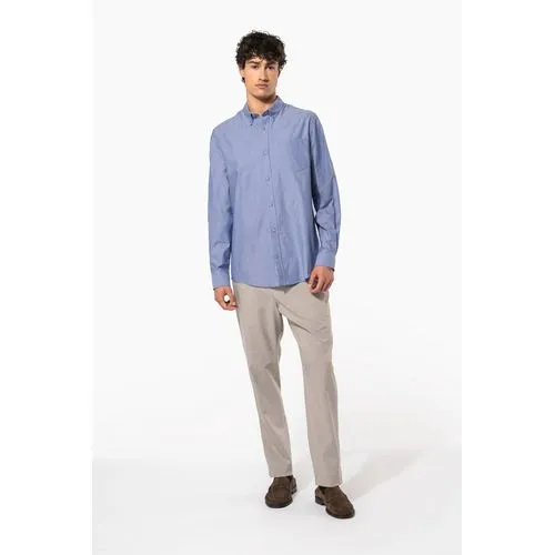 Chemise Oxford manches longues