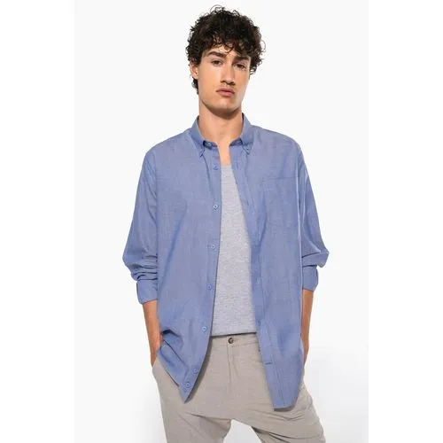 Chemise Oxford manches longues