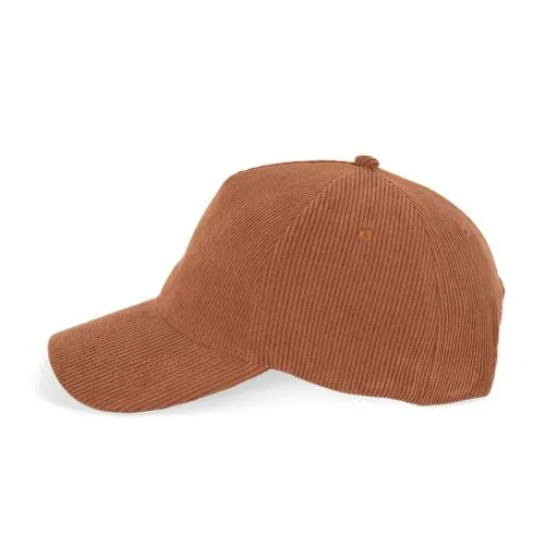 Casquette 5 panneaux en velours