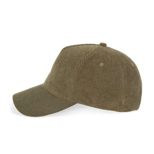 Casquette 5 panneaux en velours