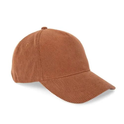 Casquette 5 panneaux en velours