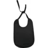 Bavoir coton bébé noir 1 Bavoir coton bébé