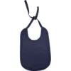 Bavoir coton bébé bleu marine 1 Bavoir coton bébé