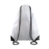 Sac à dos avec cordelettes Kimood 13 L blanc polyester 1 Sac à dos avec cordelettes