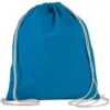 Petit sac à dos en coton bio avec cordelettes