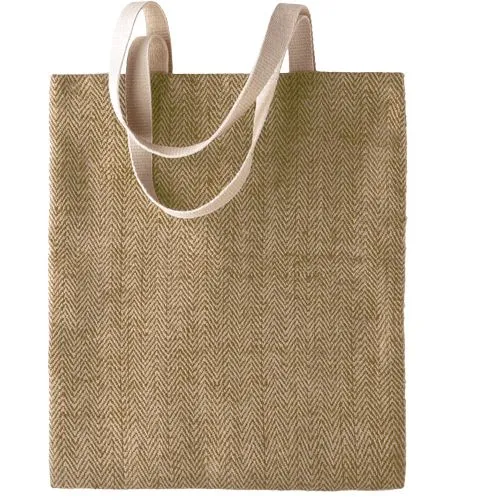 Sac en toile de jute teint 100% naturel