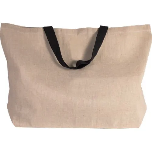 Grand sac fourre-tout en juco naturel 1 Grand sac fourre-tout en juco