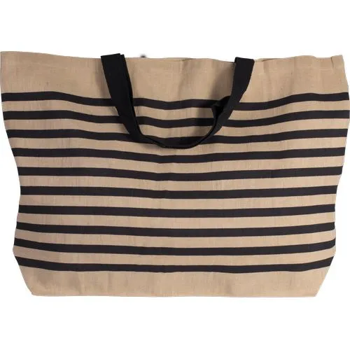 Grand sac fourre-tout en juco bleu marine 1 Grand sac fourre-tout en juco