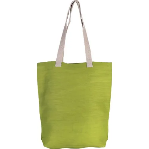 Sac shopping en juco vert citron 1 Sac shopping en juco