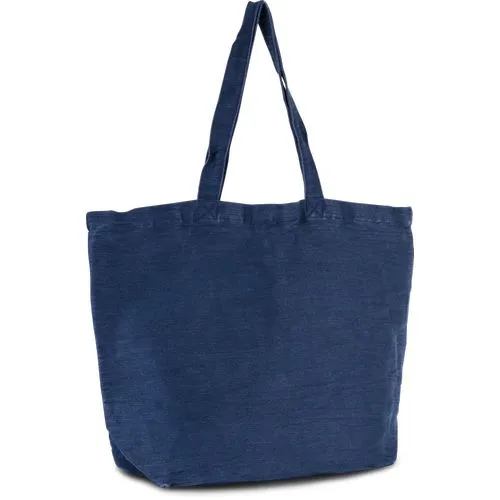 Grand sac en juco avec doublure intérieure bleu nuit délavé 2 Grand sac en juco avec doublure intérieure