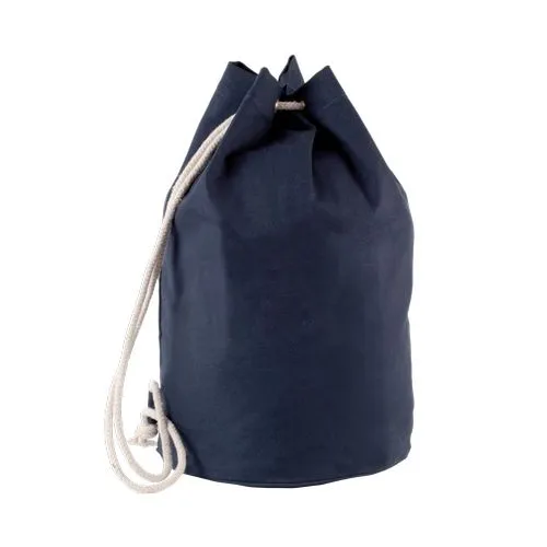 Sac marin en coton avec cordon bleu marine 1 Sac marin en coton avec cordon